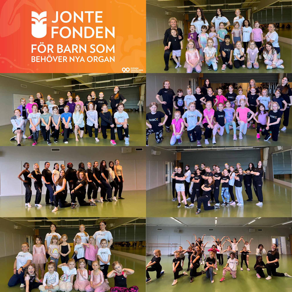 Dansuppvisning för Jontefonden